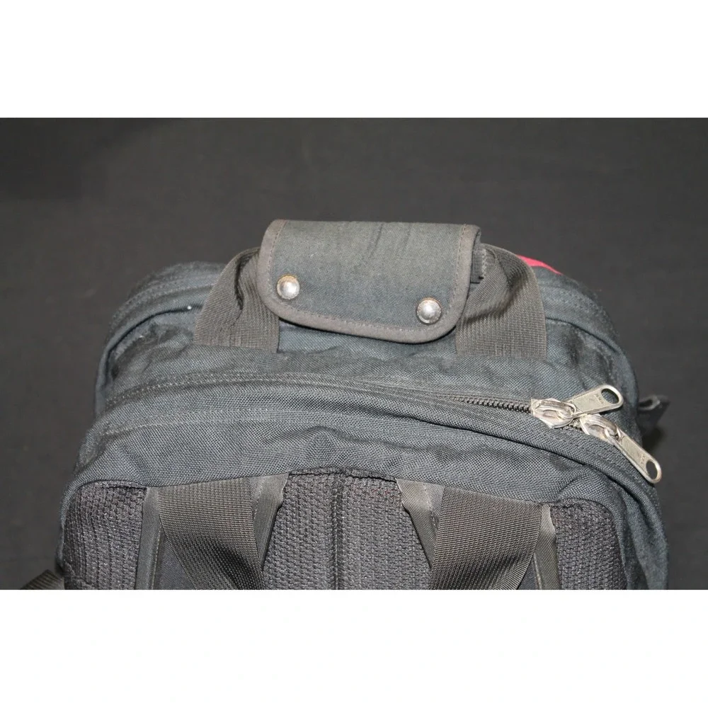 Tom Bihn Brain Bag Backpack Red Black Made in USA Port Angeles Washington